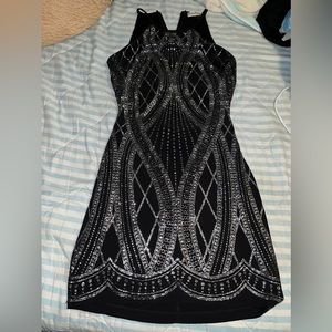 Black sparkly dress